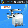 Meat grinder S/S body gears of meat grinder capacity 120kg/h stainless steel manual meat grinder for CE (SY-MM12 SUNRRY)